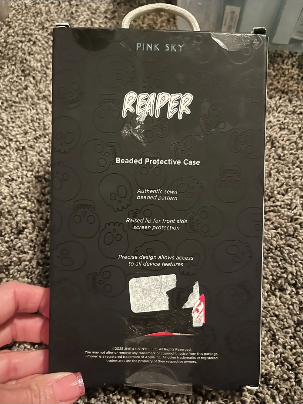 Pink Sky reaper phone case